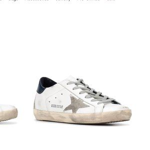 LIKE NEW Golden Goose Distressed Finish Low Top Sneakers